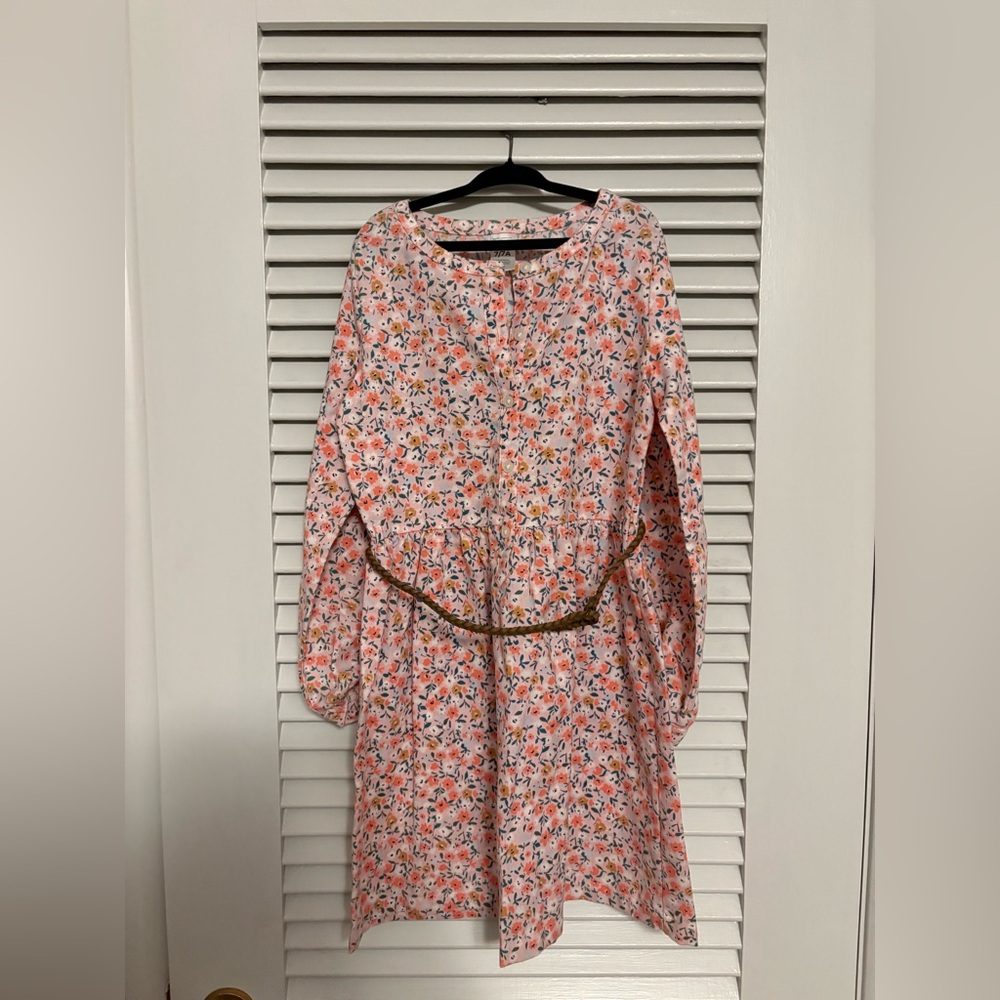 Carters long-sleeve girl’s dress-size 7-with belt